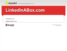 Tablet Screenshot of linkedinabox.com